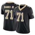 Elroe NO.Saints #71 Kelvin Banks Jr. Player Black Limited Vapor F.U.S.E. Home Game Stitched Jerseys