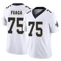 Elroe NO.Saints #75 Taliese Fuaga Player White Limited Vapor F.U.S.E. Home Game Stitched Jerseys