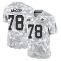 Elroe NO.Saints #78 Erik McCoy Player Arctic Camo Salute To Service Limited Game Stitched Jerseys