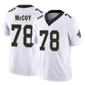 Elroe NO.Saints #78 Erik McCoy Player White Limited Vapor F.U.S.E. Home Game Stitched Jerseys