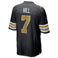 Elroe NO.Saints #7 Taysom Hill Player Black Alternate Game Stitched Jerseys