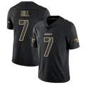Elroe NO.Saints #7 Taysom Hill Player Limited Black Impact Stitched Jerseys