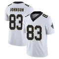 Elroe NO.Saints #83 Juwan Johnson Player White Limited Vapor Untouchable Home Game Stitched Jerseys