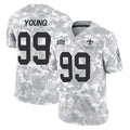 Elroe NO.Saints #99 Chase Young Player Arctic Camo Salute To Service Limited Game Stitched Jerseys