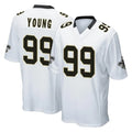 Elroe NO.Saints #99 Chase Young Player White Home Game Stitched Jerseys
