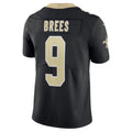 Elroe NO.Saints #9 Drew Brees Captain Vapor Limited Stitched Jerseys