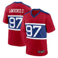 Elroe NY.Giants Secondary Throwback Alternate Jerseys - Red - #97 Dexter Lawrence II Player