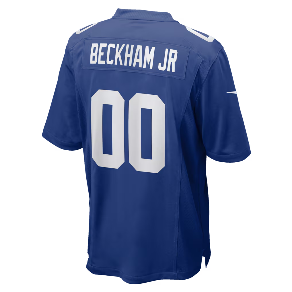 Elroe NY.Giants #00 Odell Beckham Jr. Royal Team Game Stitched Jerseys