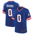 Elroe NY.Giants #0 Brian Burns Royal Classic Game Player Jersey American Stitched Jerseys
