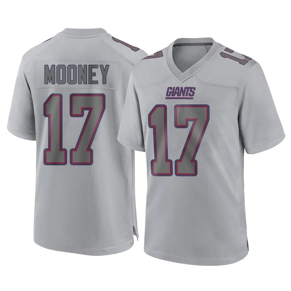 Elroe NY.Giants #17 Darnell Mooney Player Gray Atmosphere Fashion Limited Game Stitched Jerseys