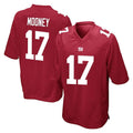 Elroe NY.Giants #17 Darnell Mooney Player Red Home Game Stitched Jerseys