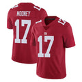 Elroe NY.Giants #17 Darnell Mooney Player Red Limited Vapor Untouchable Home Game Stitched Jerseys