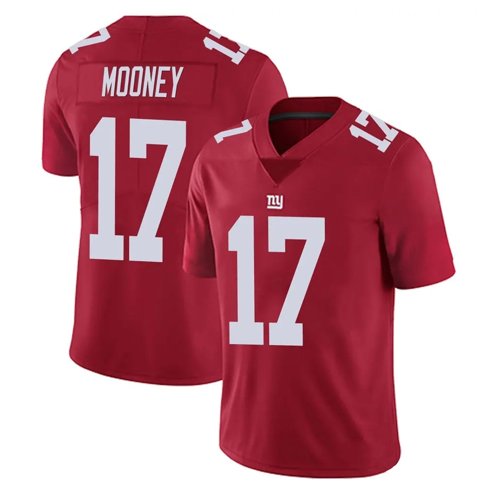 Elroe NY.Giants #17 Darnell Mooney Player Red Limited Vapor Untouchable Home Game Stitched Jerseys