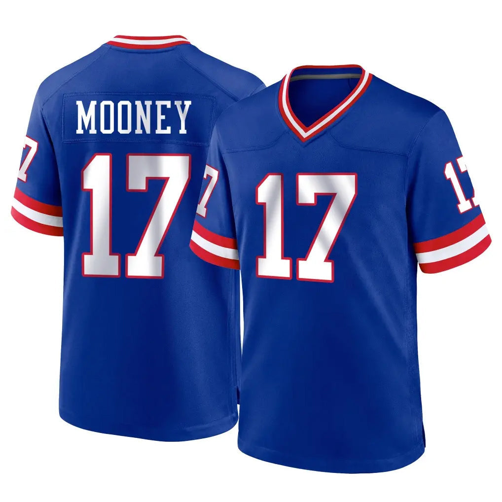 Elroe NY.Giants #17 Darnell Mooney Player Royal Classic Home Game Stitched Jerseys