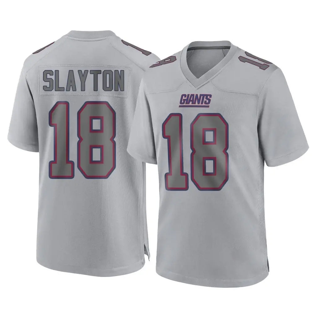 Elroe NY.Giants #18 Darius Slayton Player Gray Atmosphere Fashion Limited Game Stitched Jerseys
