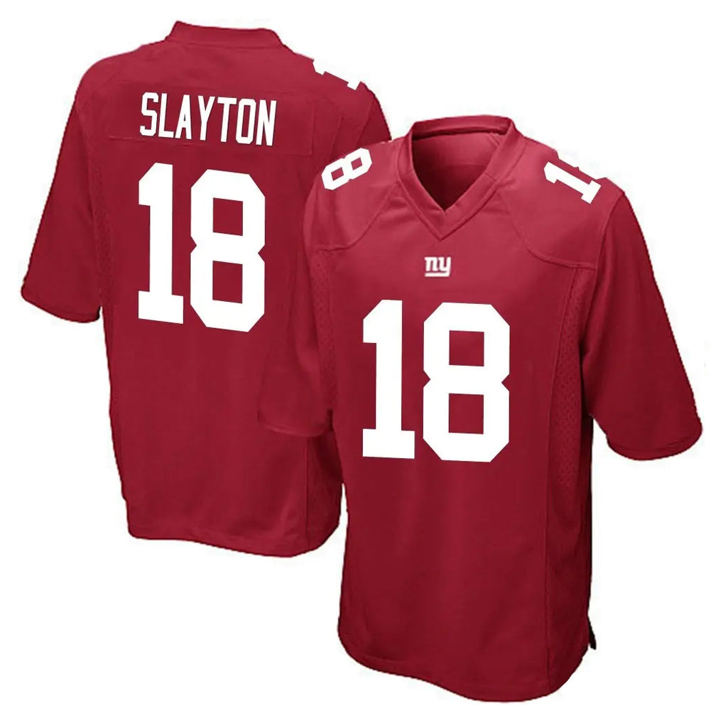 Elroe NY.Giants #18 Darius Slayton Player Red Home Game Stitched Jerseys