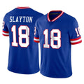 Elroe NY.Giants #18 Darius Slayton Player Royal Classic Vapor Home Game Stitched Jerseys