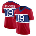 Elroe NY.Giants #19 Jameis Winston Player Red Century Vapor F.U.S.E. Home Game Stitched Jerseys