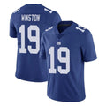 Elroe NY.Giants #19 Jameis Winston Player Royal Limited Vapor Untouchable Home Game Stitched Jerseys