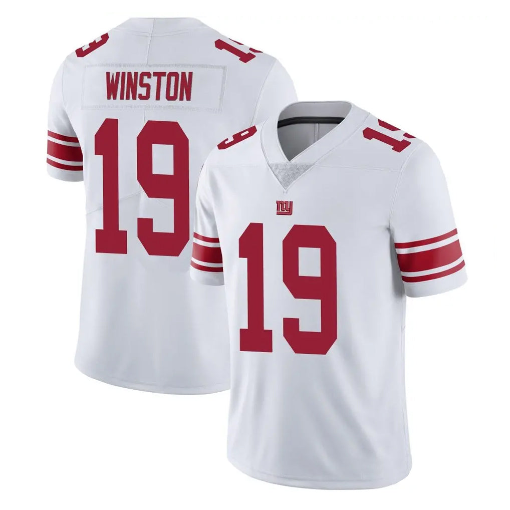 Elroe NY.Giants #19 Jameis Winston Player White Limited Vapor Untouchable Home Game Stitched Jerseys