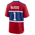 Elroe NY.Giants #1 Malik Nabers Century Red Alternate Stitched Jerseys
