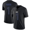 Elroe NY.Giants #1 Malik Nabers Player Limited Black Impact Stitched Jerseys
