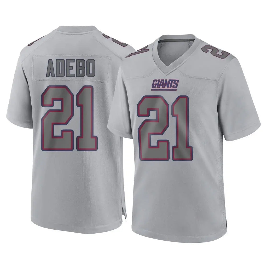 Elroe NY.Giants #21 Paulson Adebo Player Gray Atmosphere Fashion Limited Game Stitched Jerseys