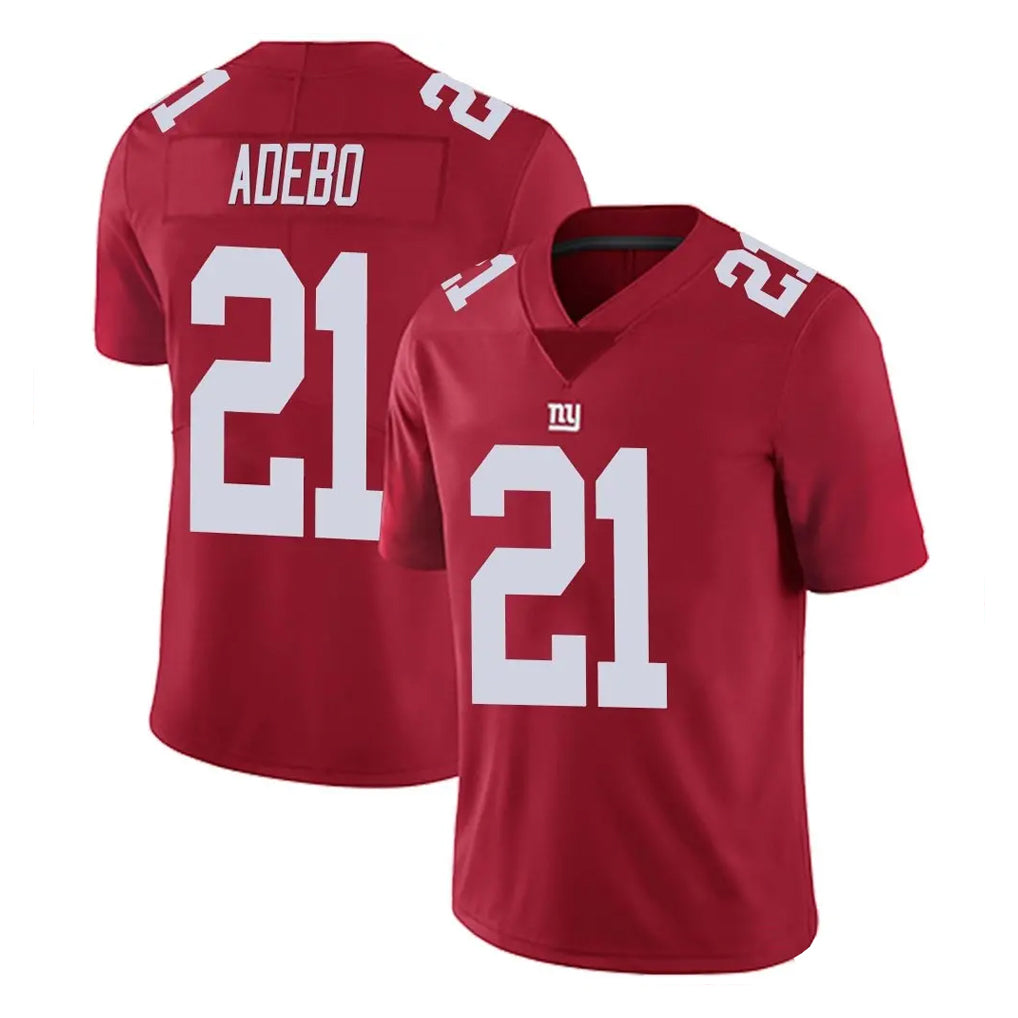 Elroe NY.Giants #21 Paulson Adebo Player Red Limited Vapor Untouchable Home Game Stitched Jerseys