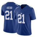 Elroe NY.Giants #21 Paulson Adebo Player Royal Limited Vapor F.U.S.E. Home Game Stitched Jerseys