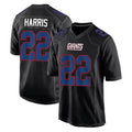 Elroe NY.Giants #22 Najee Harris Player Carbon Fashion Limited Home Game Stitched Jerseys