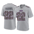 Elroe NY.Giants #22 Najee Harris Player Gray Atmosphere Fashion Limited Game Stitched Jerseys