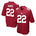 Elroe NY.Giants #22 Najee Harris Player Red Home Game Stitched Jerseys