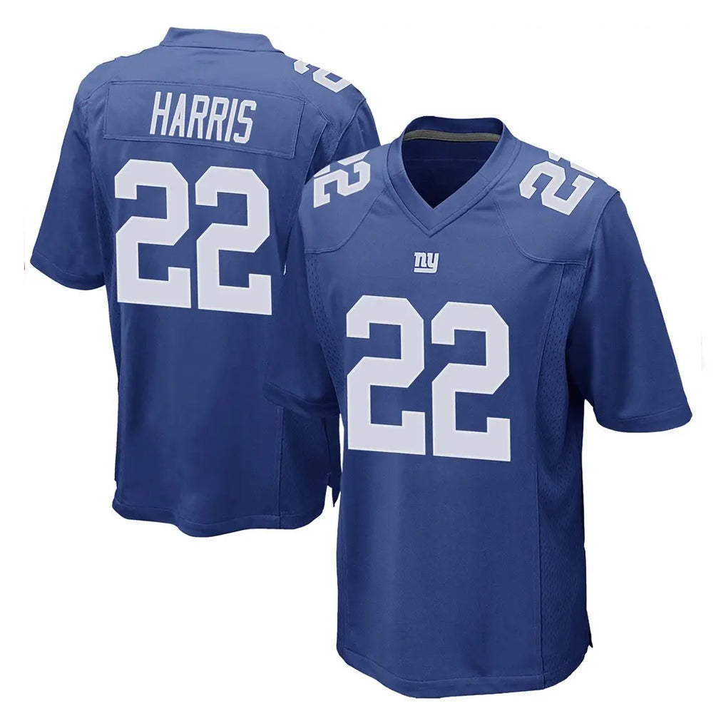Elroe NY.Giants #22 Najee Harris Player Royal Home Game Stitched Jerseys