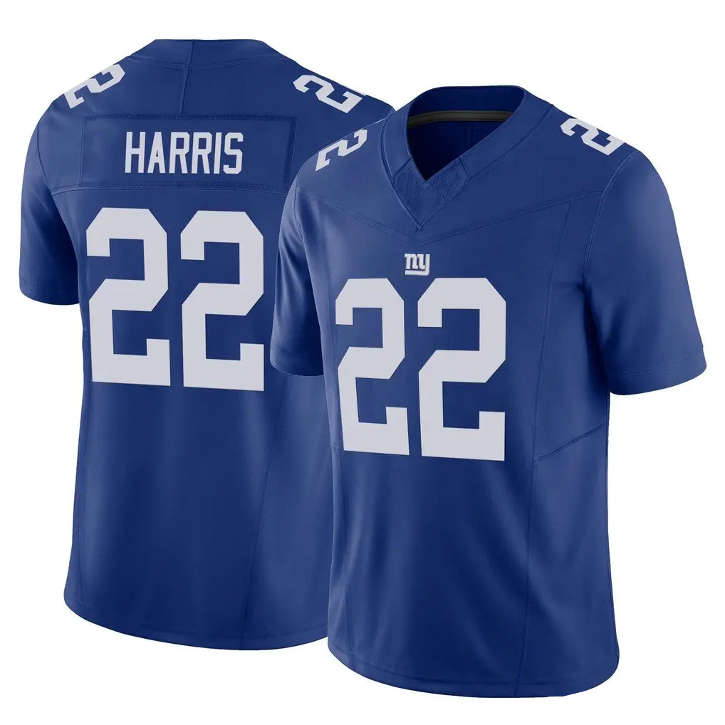 Elroe NY.Giants #22 Najee Harris Player Royal Limited Vapor F.U.S.E. Home Game Stitched Jerseys