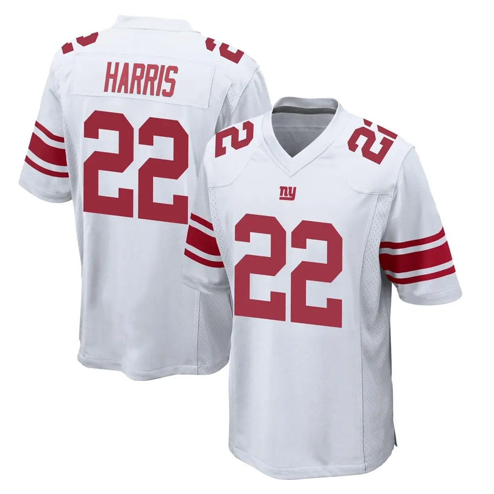 Elroe NY.Giants #22 Najee Harris Player White Home Game Stitched Jerseys