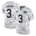 Elroe NY.Giants #3 Abdul Carter Player Arctic Camo Salute To Service Limited Game Stitched Jerseys