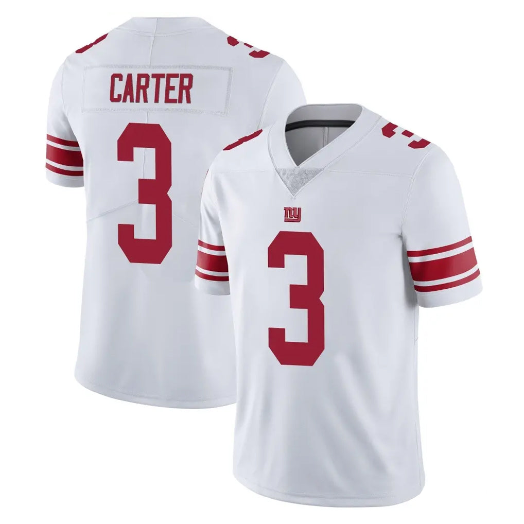 Elroe NY.Giants #3 Abdul Carter Player White Limited Vapor Untouchable Home Game Stitched Jerseys