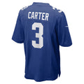 Elroe NY.Giants #3 Abdul Carter Royal Team Game Stitched Jerseys