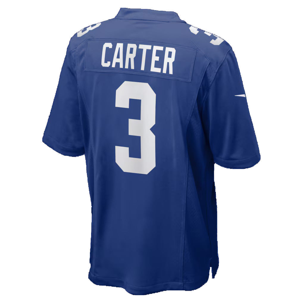 Elroe NY.Giants #3 Abdul Carter Royal Team Game Stitched Jerseys