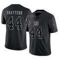 Elroe NY.Giants #44 Cam Skattebo Player Black RFLCTV Limited Stitched Jerseys