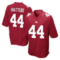 Elroe NY.Giants #44 Cam Skattebo Player Red Home Game Stitched Jerseys