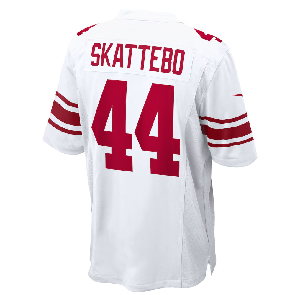 Elroe NY.Giants #44 Cam Skattebo Player White Game Football Jerseys