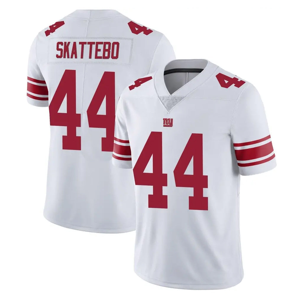 Elroe NY.Giants #44 Cam Skattebo Player White Limited Vapor Untouchable Home Game Stitched Jerseys