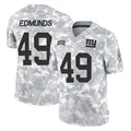 Elroe NY.Giants #49 Tremaine Edmunds Player Arctic Camo Salute To Service Limited Game Stitched Jerseys