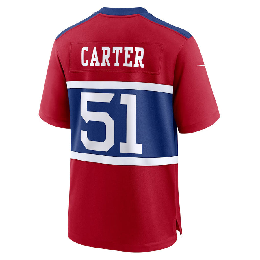 Elroe NY.Giants #51 Abdul Carter Player Red Home Game Stitched Jerseys