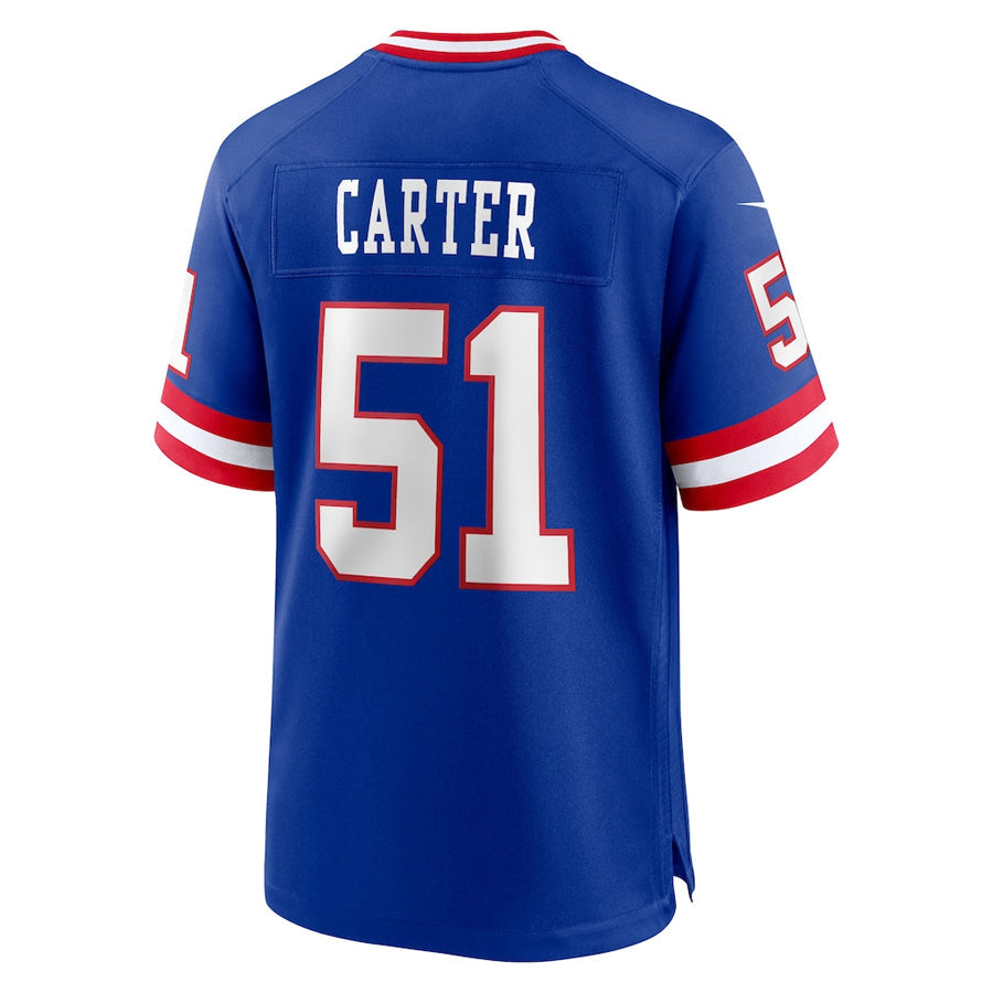 Elroe NY.Giants #51 Abdul Carter Player Royal Home Game Stitched Jerseys