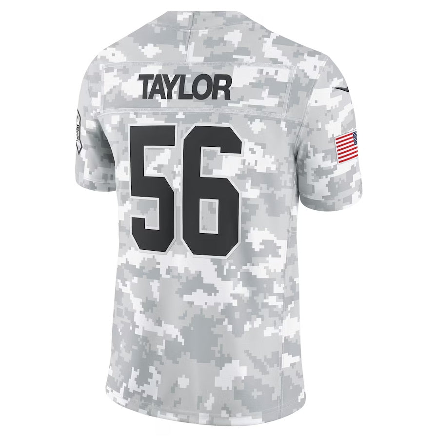 Elroe NY.Giants #56 Lawrence Taylor Arctic Camo 2024 Salute to Service Retired Player Limited Stitched Jerseys