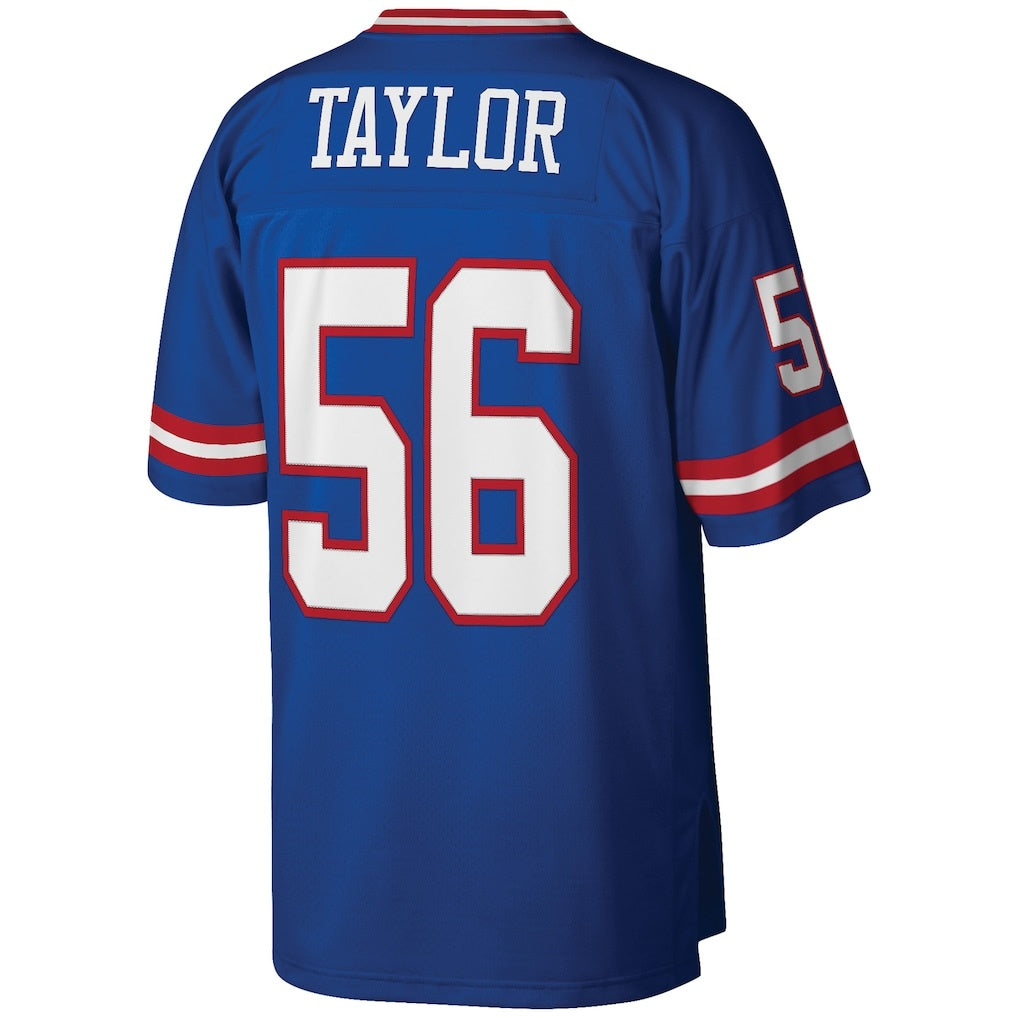 Elroe NY.Giants #56 Lawrence Taylor Mitchell & Ness Royal Big & Tall Retired Player Replica Stitched Jerseys
