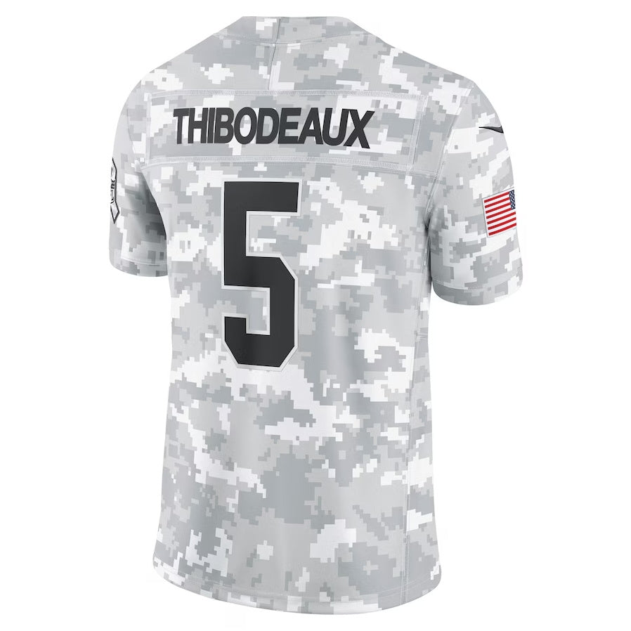 Elroe NY.Giants #5 Kayvon Thibodeaux Arctic Camo 2024 Salute to Service Stitched Jerseys