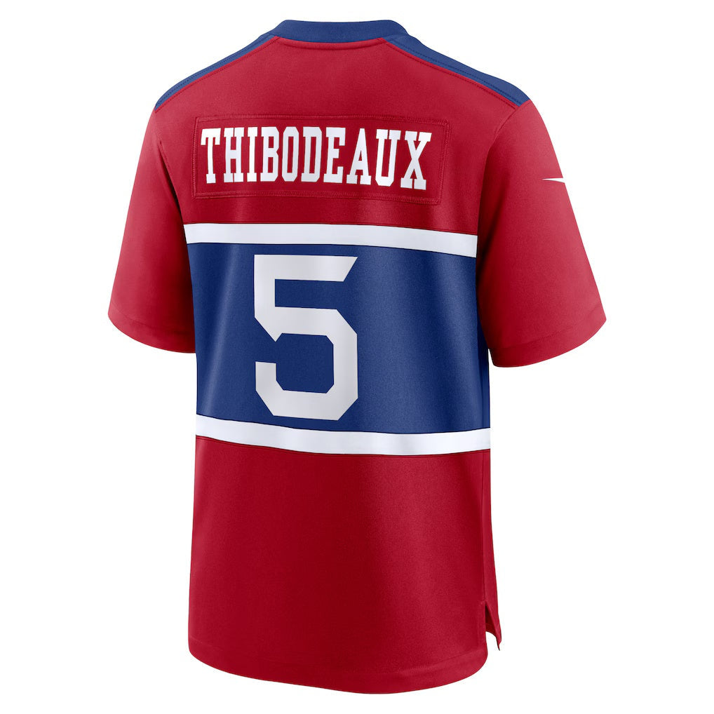 Elroe NY.Giants #5 Kayvon Thibodeaux Century Red Alternate Player Game Stitched Jerseys